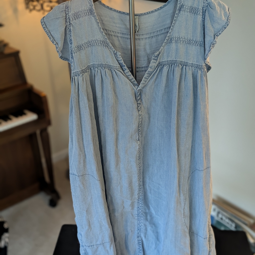 Light Blue Denim Dress